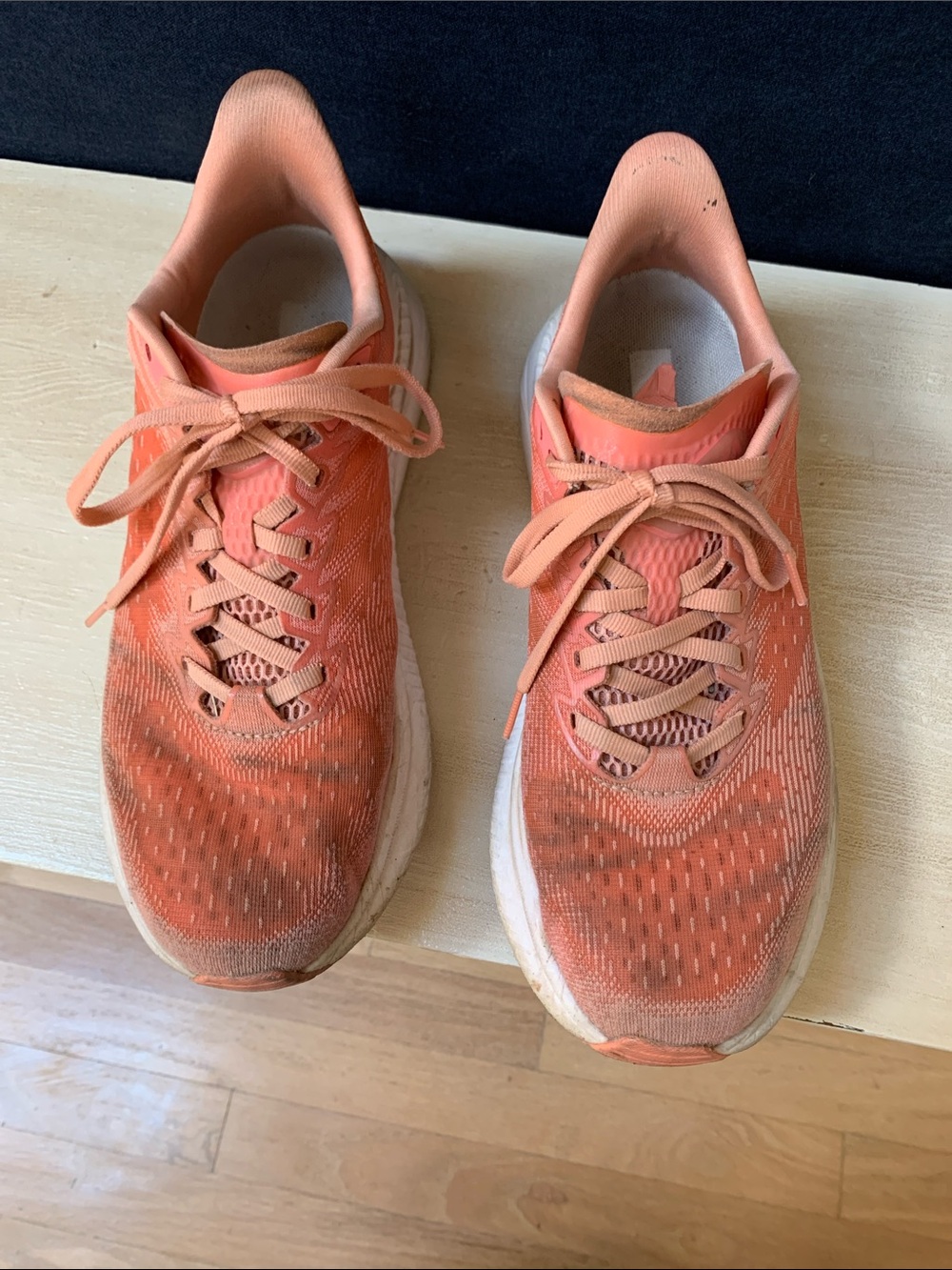 Hoka Mach 6 Women's Coral Running Sneakers - Lightweight Comfort
